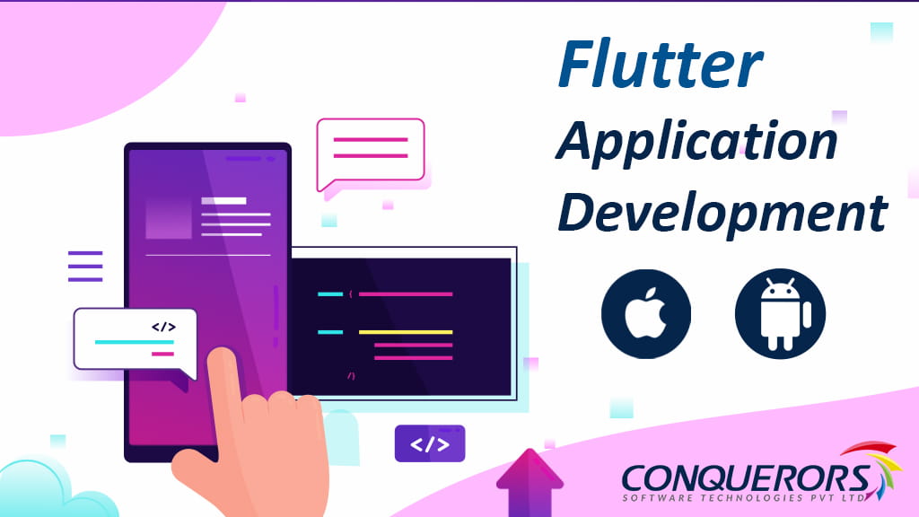 Flutter App Development Company in Florida Web Development Illustration
