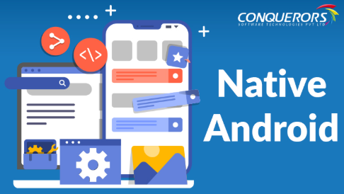 Native Android App Development Company in Florida Web Development Illustration
