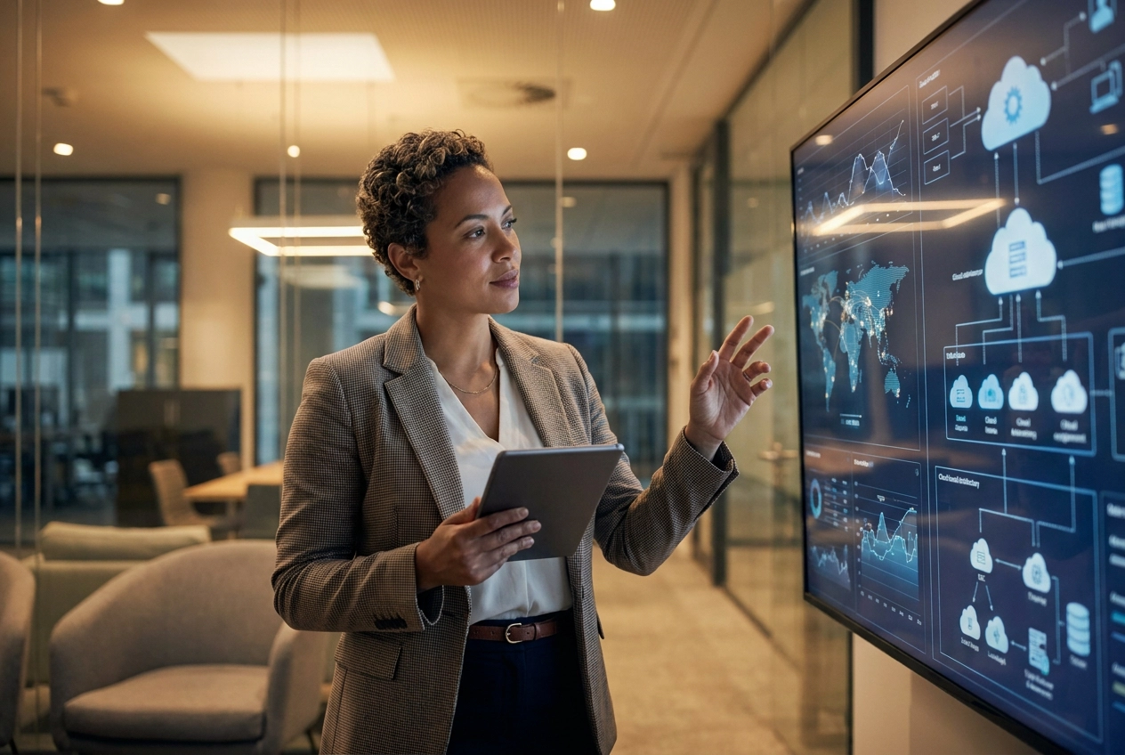 Professional header image for industry analysis: Software as a Service: What It Is, How It Works, and What...