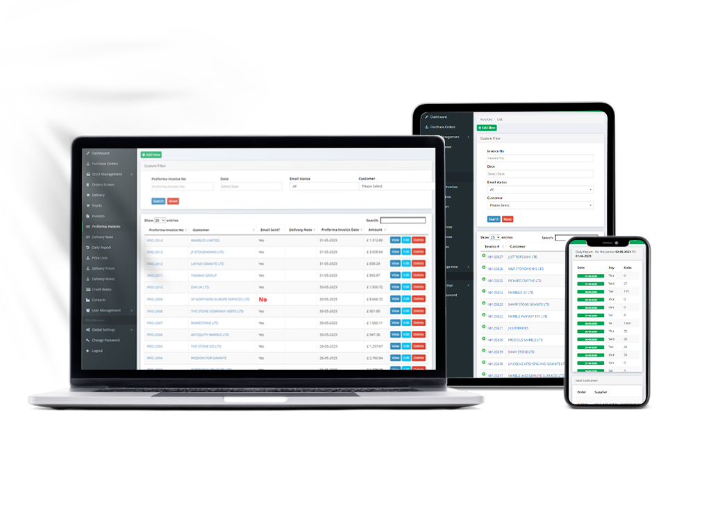 Stone Trading - Inventory & CRM